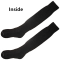 meias de futebol de nylon com almofada de futebol perna de futebol meias masculinas